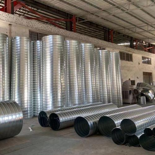 廣州市管道除塵器廠定做風管配件鍍鋅螺旋風管白鐵螺旋風管
